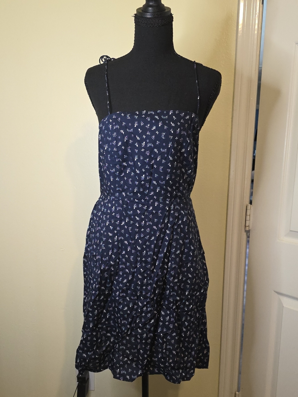 Old Navy Navy and White Mini Sundress